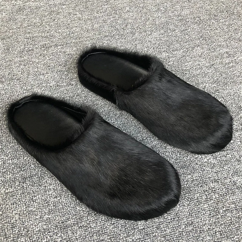 Greatslides Home Slippers With Fur Womens Sandals For Trend 2024,Custom Slippers With Logo Fuzzy Shoes Women Sandal