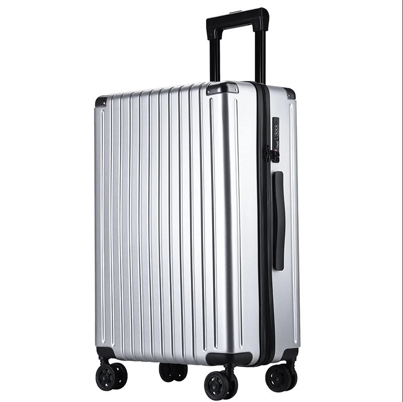 RS2008 Aluminium suitcase silver fashion 28' luggage travelling large capacity ABS PC fancy suitcase
