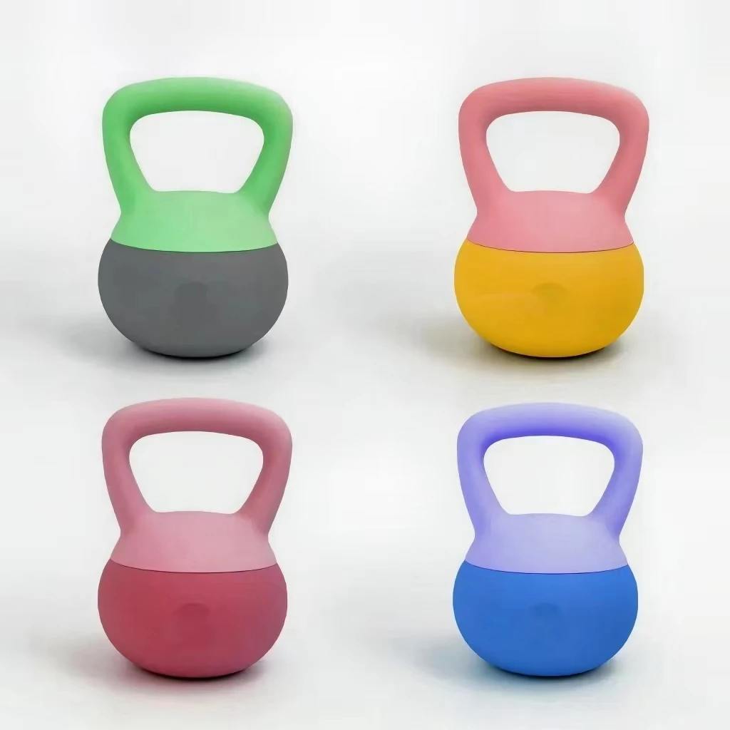 Small MOQ High quality universal rubber gym about 10 kg dumbbell fitness kettlebell