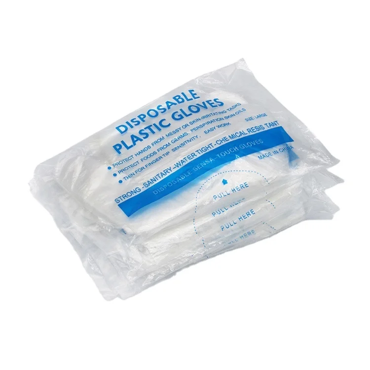 New Arrival Food Grade Tpe Disposable Gloves Comfortable Non Slip Waterproof Transparent Thin Gloves For Home Restaurant