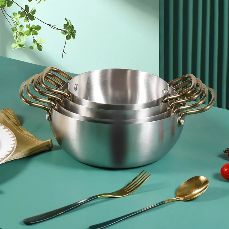 
Cooking Pot Profesional Instant Noodle Pot 2021 Unique Stainless Steel Soup & Stock Pots All-season Not Support Multi Purpose 