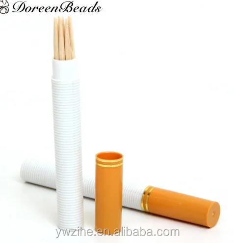 DoreenBeads Stainless Steel Toothpick Holders Hotel Restaurant Home Table Decorations Cotton Swab Box Storage Containers 1 Piece