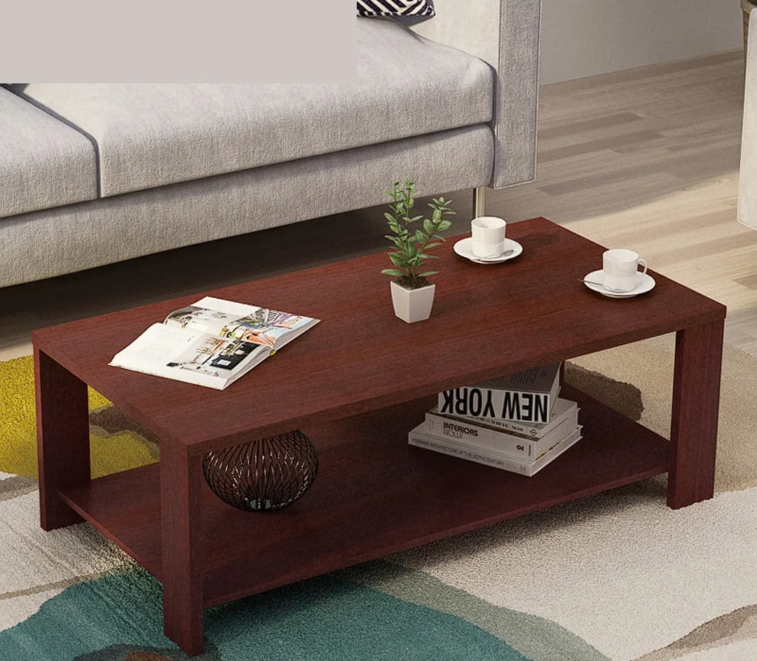 Заказной высококачественный квадратный деревянный журнальный столик из цельной мебели-современный