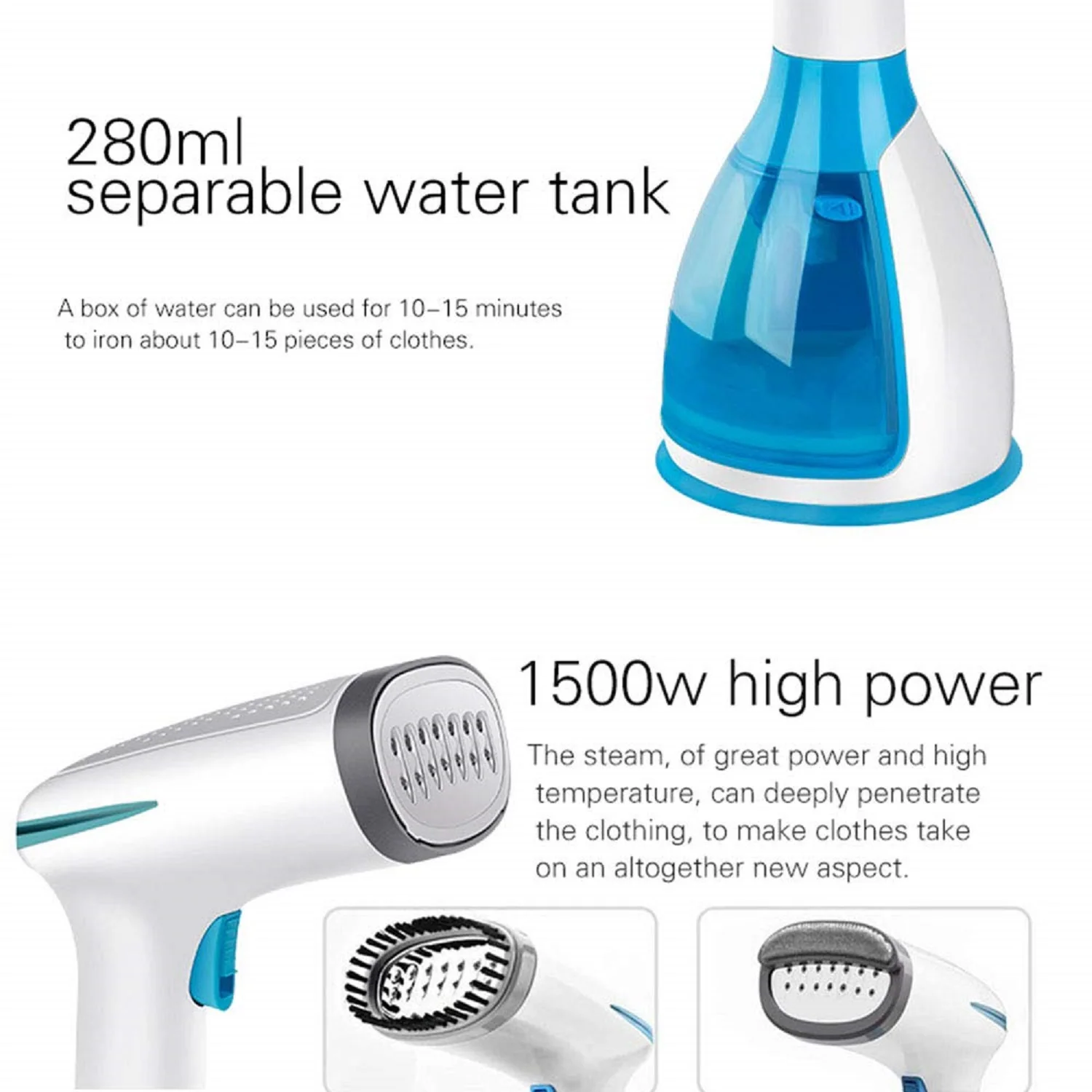 New design Mini Handheld Garment Steamer Vertical Clothes Steam Iron