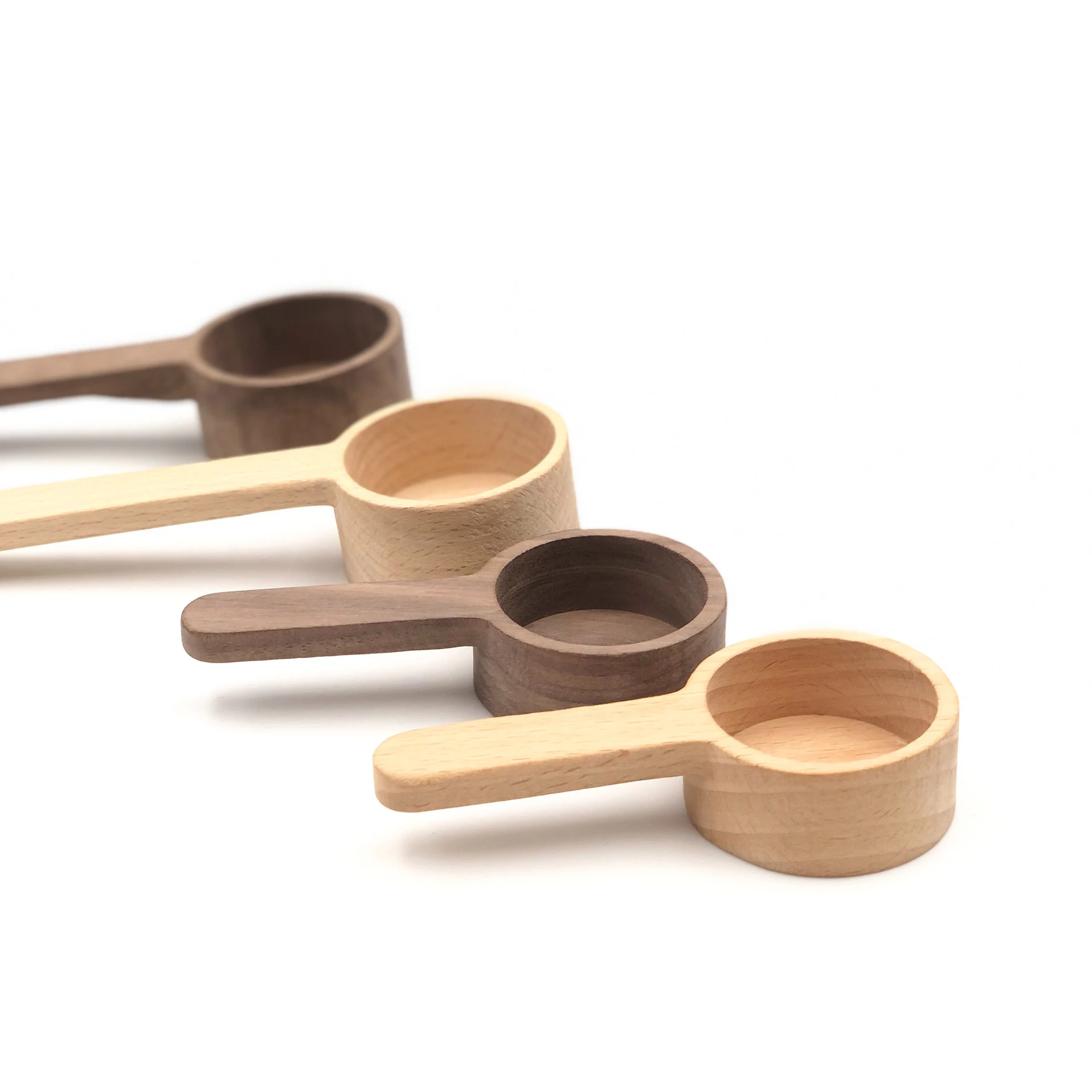 Spoon Measuring  Coffee Beans Ground Beans or Tea Wooden Coffee Scoop
