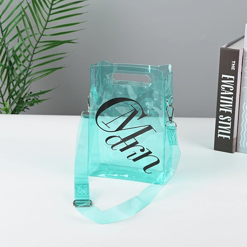 New Designer Mini Purse Custom Kids Tote Handbags Ladies Casual Novelty Small Plastic Hand Shopping Bag die cut handle carrier