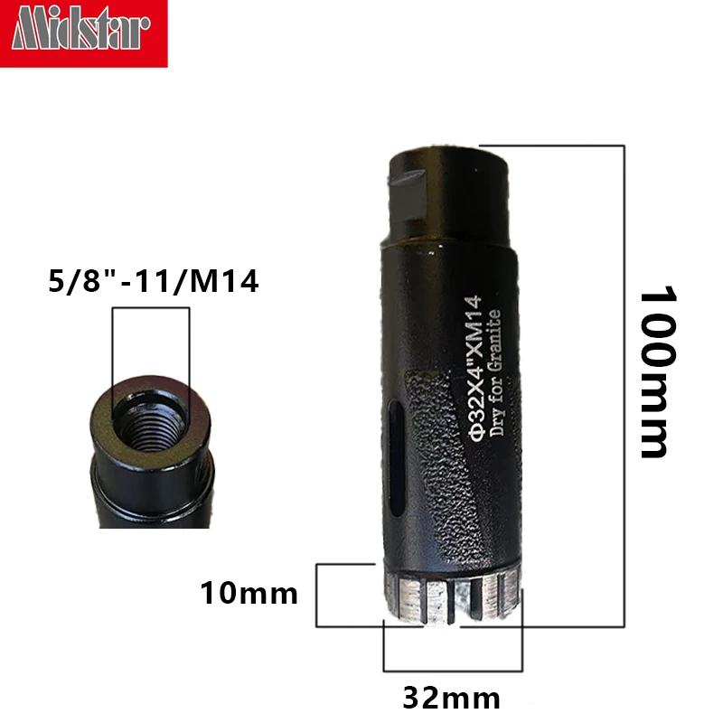 Laser Welding Diamond Drill Bits Stone Ceramic Drill Concrete Fast Dry Drilling Diamond Core Bit