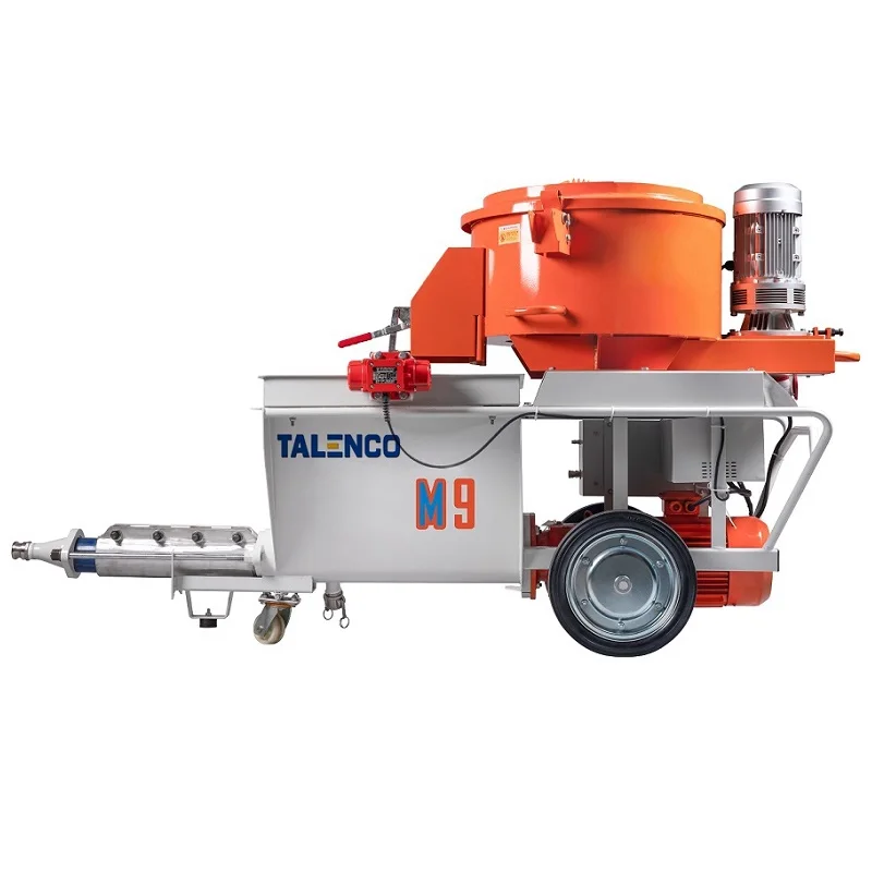M9 small concrete pump machine/cement spray plaster machine/cement mortar plastering machine