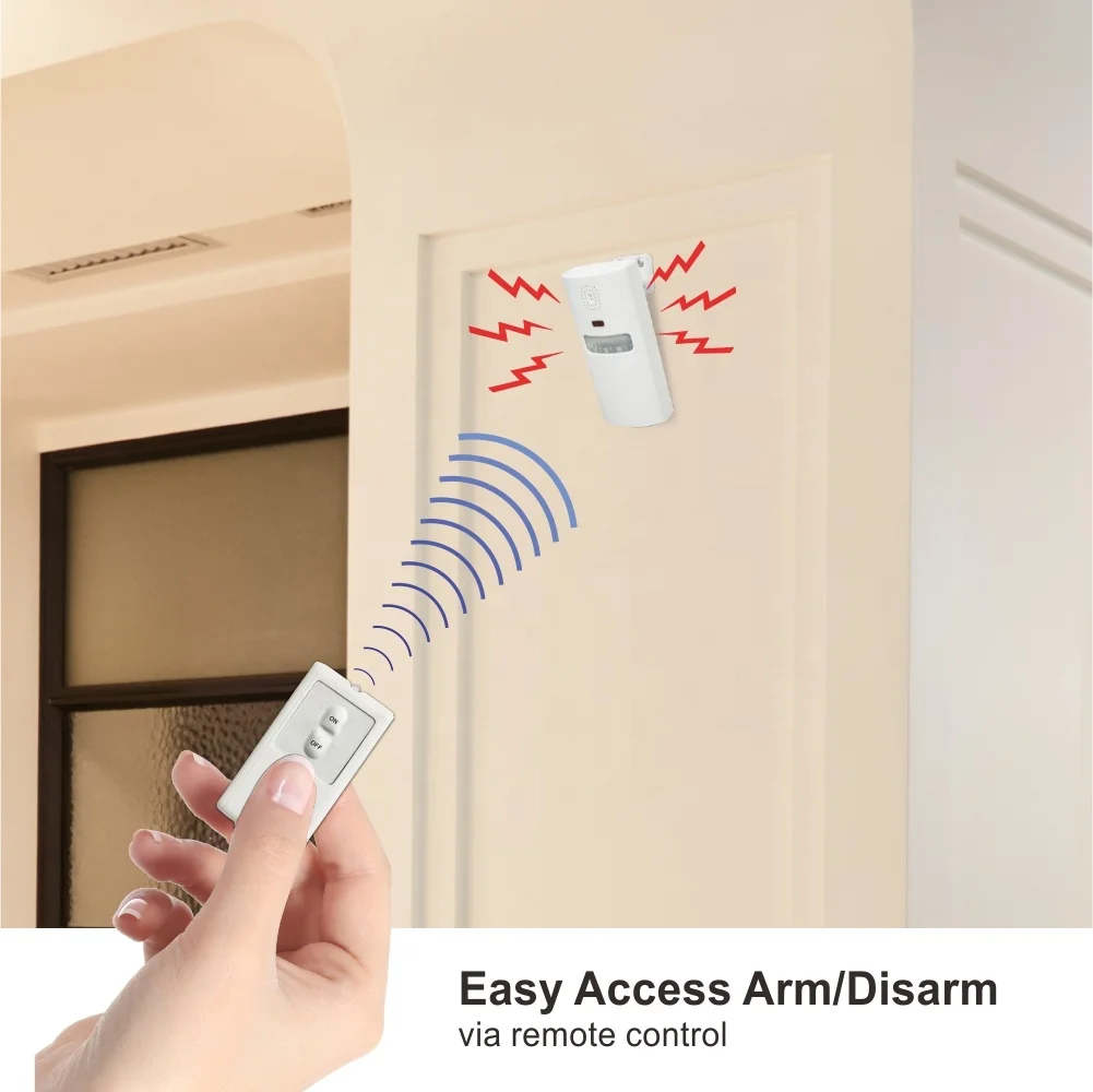 Hot sale wireless wifi motion sensor PIR alarm kit two door magnetic sensor vibration sensor with remote control