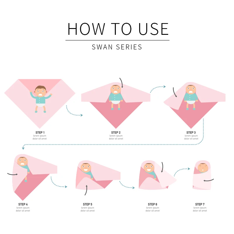 Custom Manufacturer Double Layer Newborn Swaddle Wrap Receiving Blanket Baby Muslin Swaddle Blankets