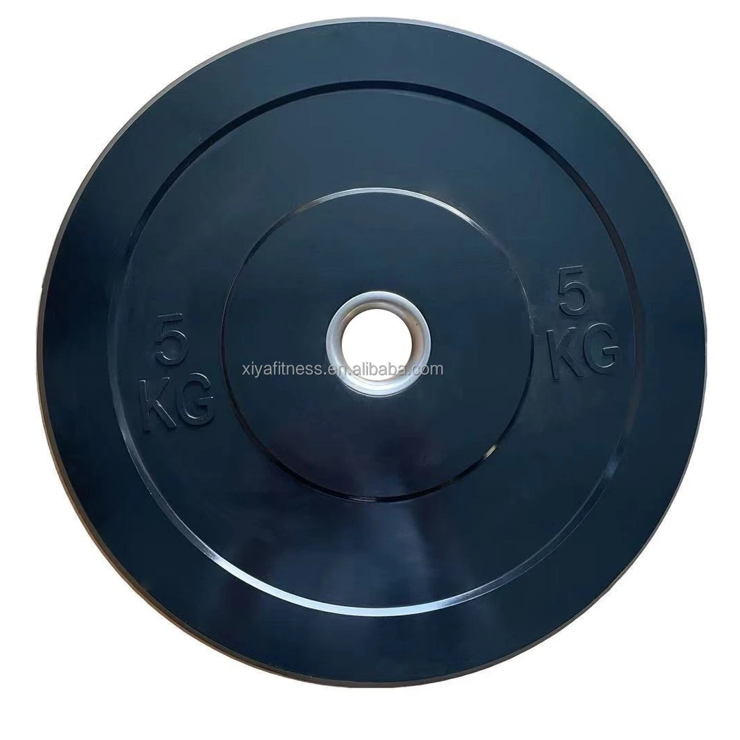 Factory Outlet Rubber Fitness Equipment Gym KG Bumper Plate Set