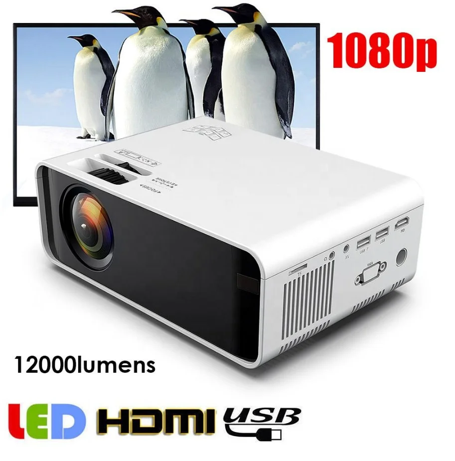  Portable Mobile Phone 4k Projector 600 Lumens HD 1080P LCD Screen Led Mini Projectors portable projector