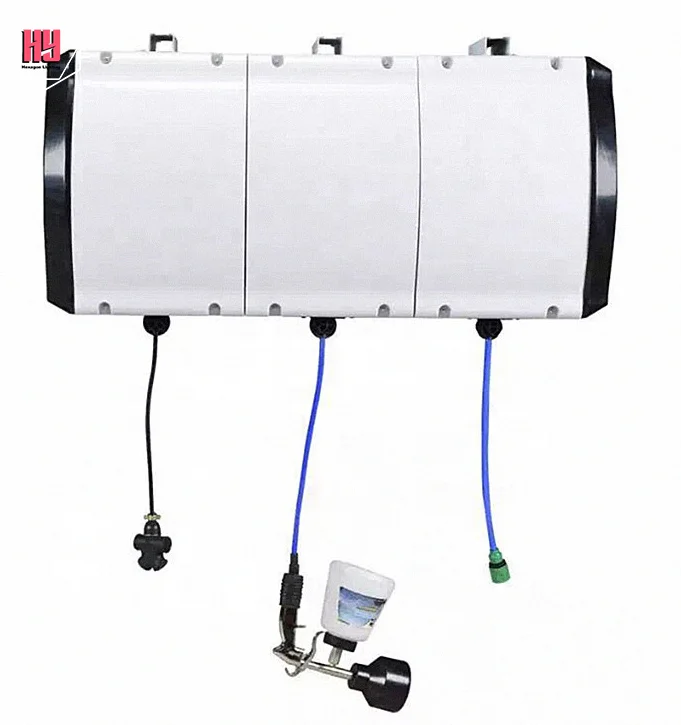 New Design Wall-mounted Auto Retractable Air Water Electric Hose Reel Combination Box Drums For Car Washing