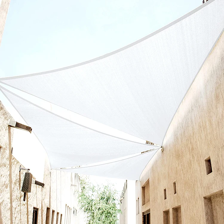Белая Солнцезащитная козырек для отеля из полиэстера водонепроницаемый солнцезащитный патио