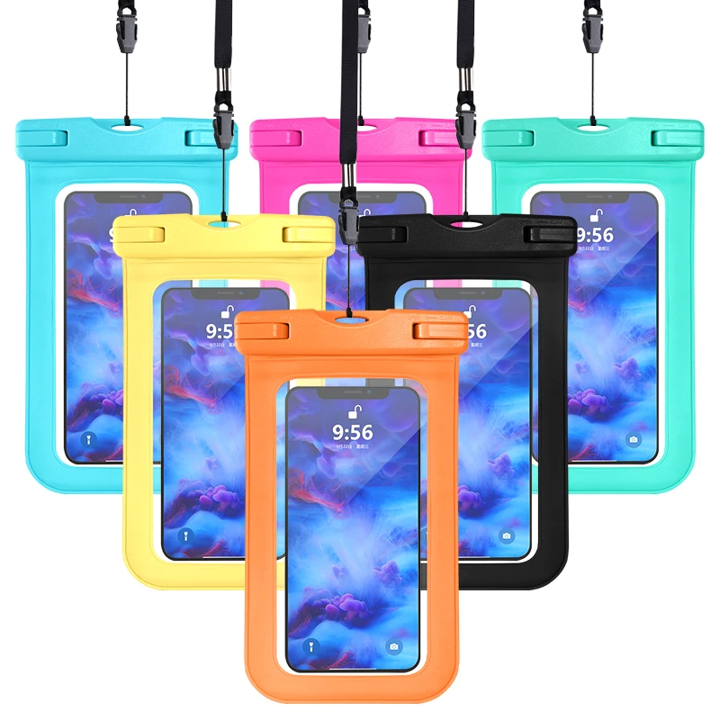 Free Sample Hot Sport Waterproof Phone Pouch Cell Phone Pvc Phone Case For Swimming Logo Promotion Gift Customize