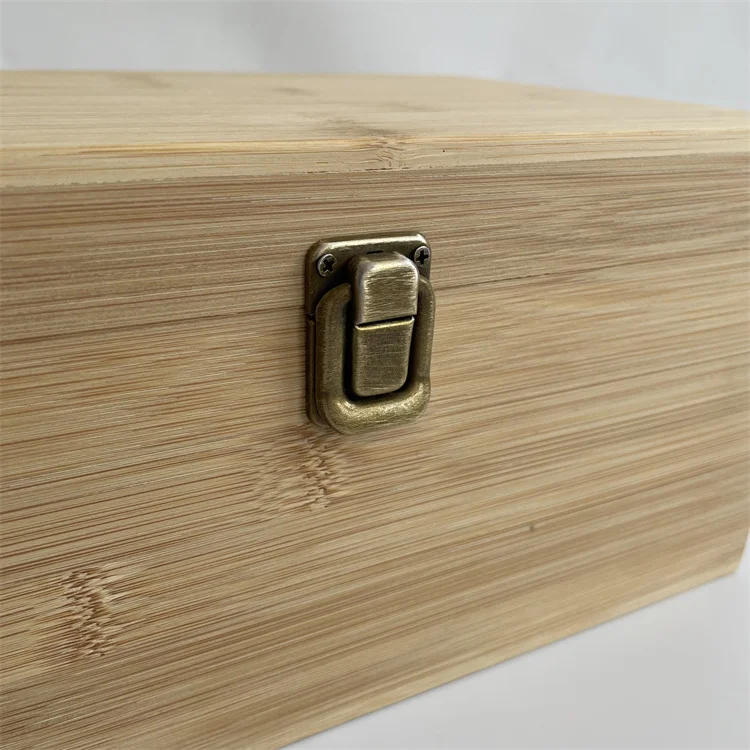 2022 New Arrival Factory Supplier Bamboo Storage Box Wholesale Custom Wood Crafts Wooden Boxes Wall Signs