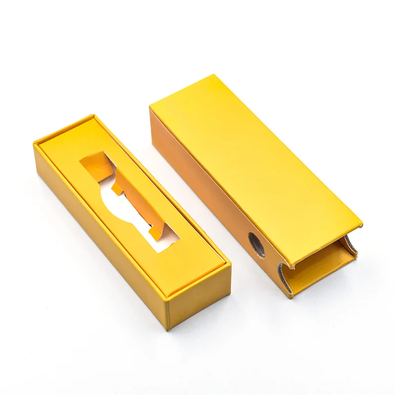 Luxury Oem Cardboard Cartridge Box Rigid   Packaging 0.5ml 1ml 2ml oil Empty Pod  Cartridge Drawer Box Sliding Cart Packaging