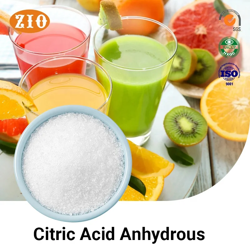 China Manufacturer Anhydrous Citric Acid Food Grade High Concentrate 99% Acid Citric Price