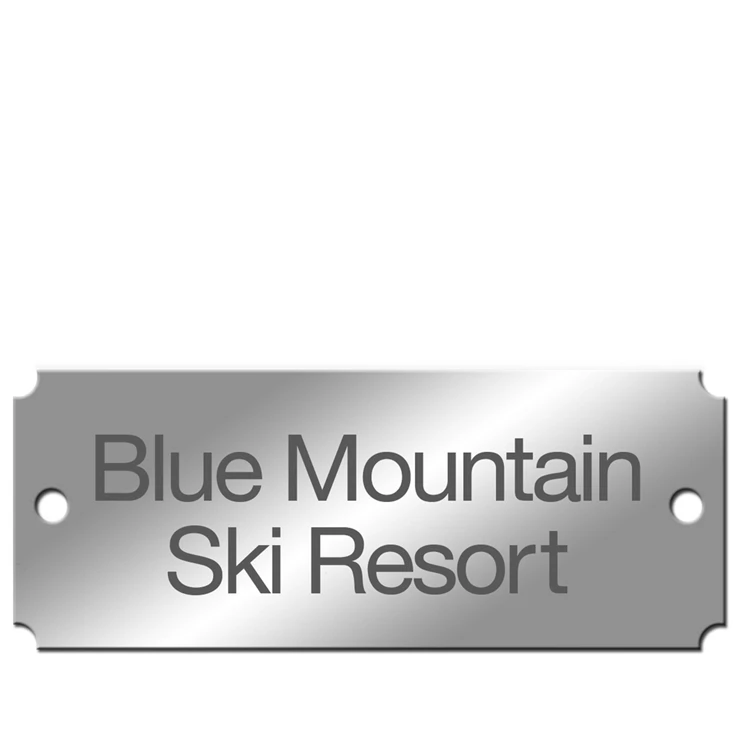 2021 custom stainless steel metal plate logo metal name plates