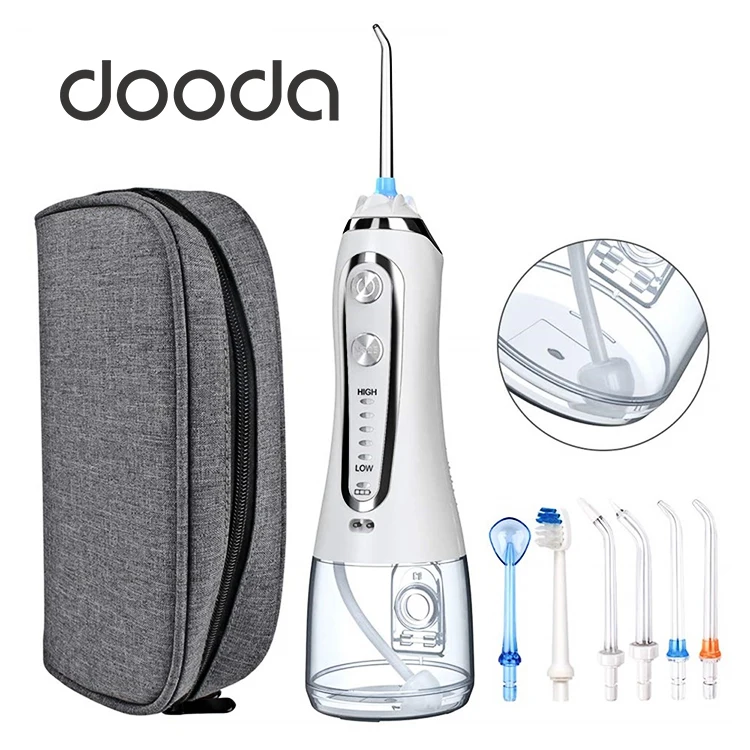 300ml Tank Dental Cordless Water Flosser Household Electric 7 Waterproof Teeth Whitening Cleaning Device