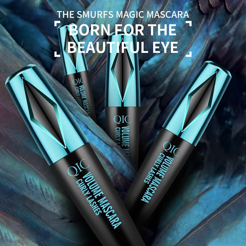 4D Mascara Private Label Eyelash Mascara 4d Silk Fiber Eye Makeup maquillaje rimel Curling Waterproof Eye Black Fiber Mascara