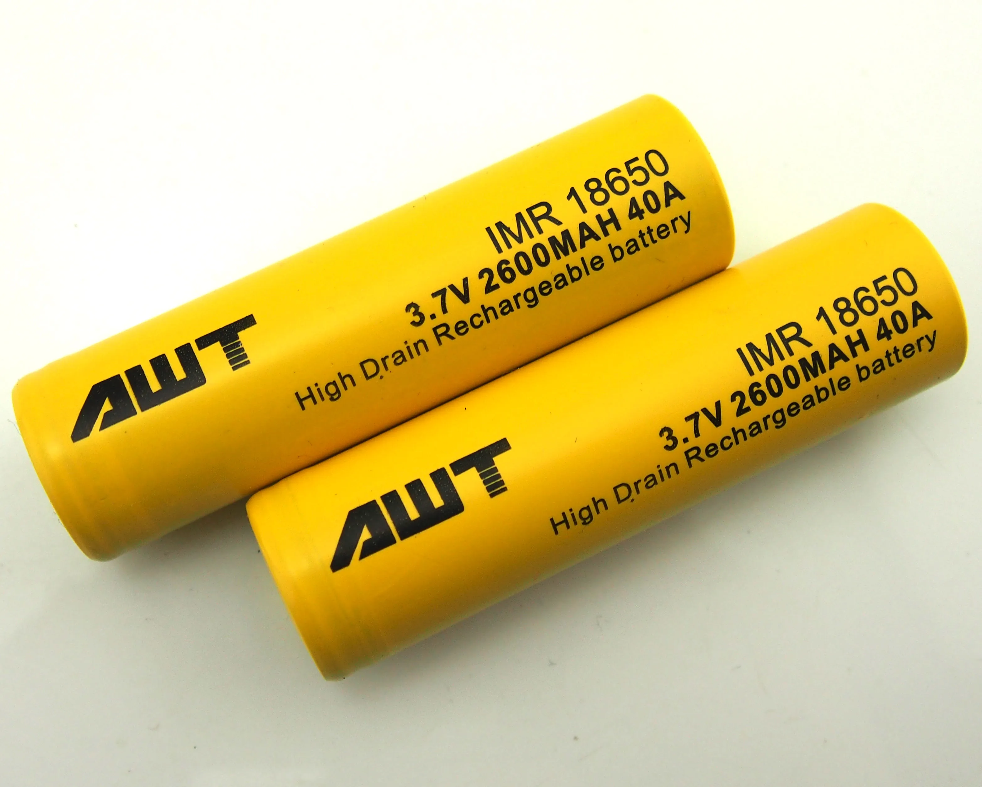 Aweite wide application best quality 100% original 18650 2600mah 40A 18650 3.65v 2150mah battery 18650 battery 3.7v 25a