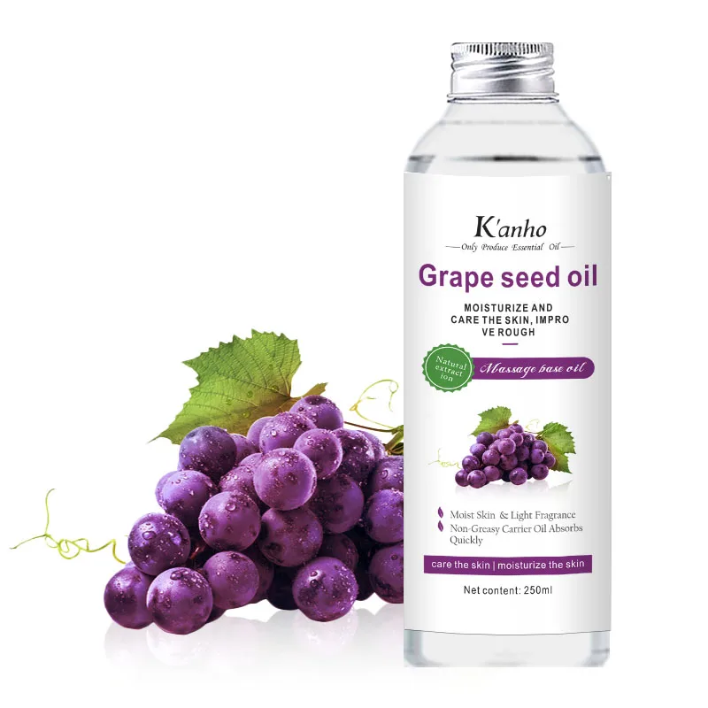 Kanho grape seed Oil Organic essential oils 100% plant extracts pure natural plant extracts essential oils