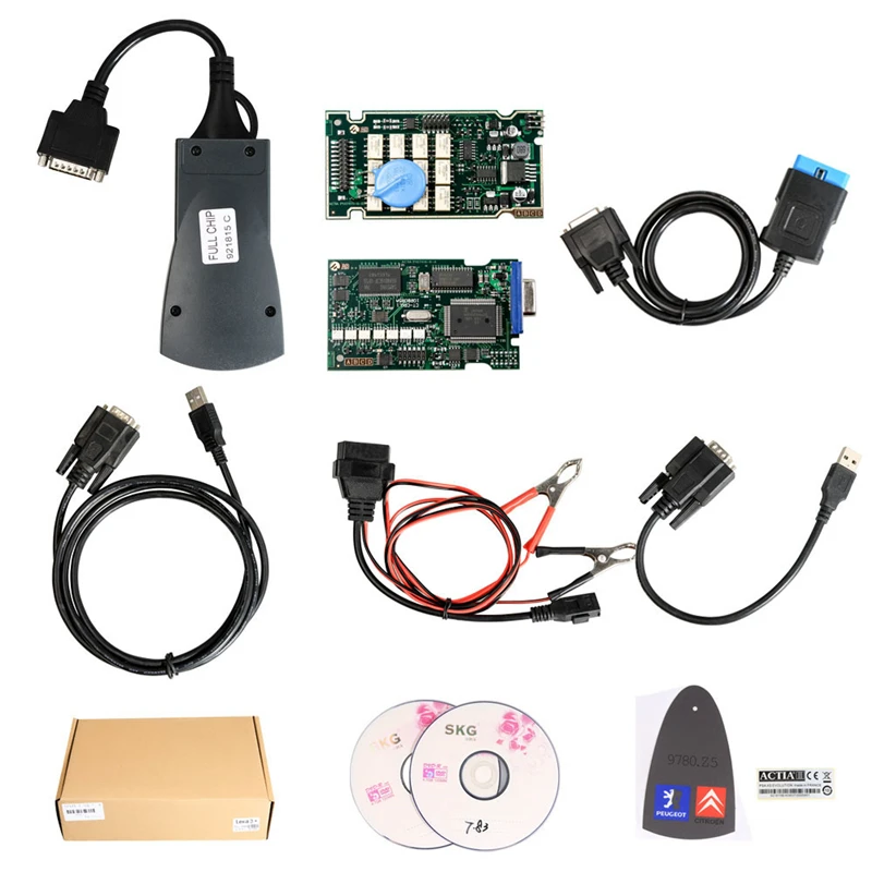 Lexia3 V48 for Citroen/Peugeot Diagnostic PP2000 V25 XS Evolution with Diagbox V7.8.3 with LED and Original Chip