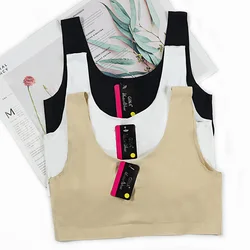 Knitted Sleeveless Solid Women Tank Lady Tops Girl Vest Fitness exercise yoga everyday top stock detachable cotton bowls