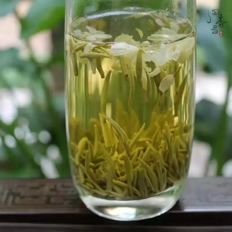 Free Sample Green China Jasmine Silver Needle Tip White Tea Pearl Jasmine Green Tea