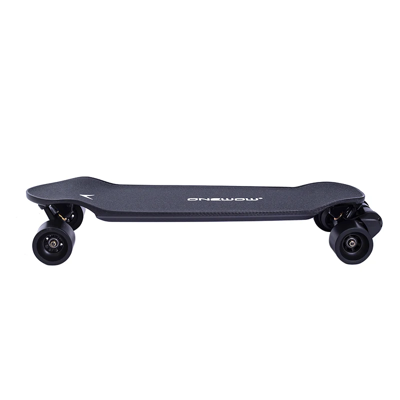 2022 the most popular portable large capacity electric skateboard short deck with 3000W belt drive