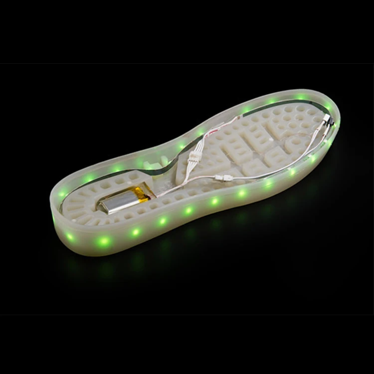 Wholesale Fashion Usb chargeable Girls Boys comfortable waterproof Shoes accessories upper LED Shoes light