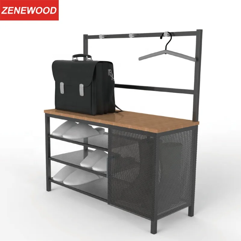 Shoe Rack Shoe Cabinet Shoe Shelves for Living Room Entrance Huge Size Wood Top