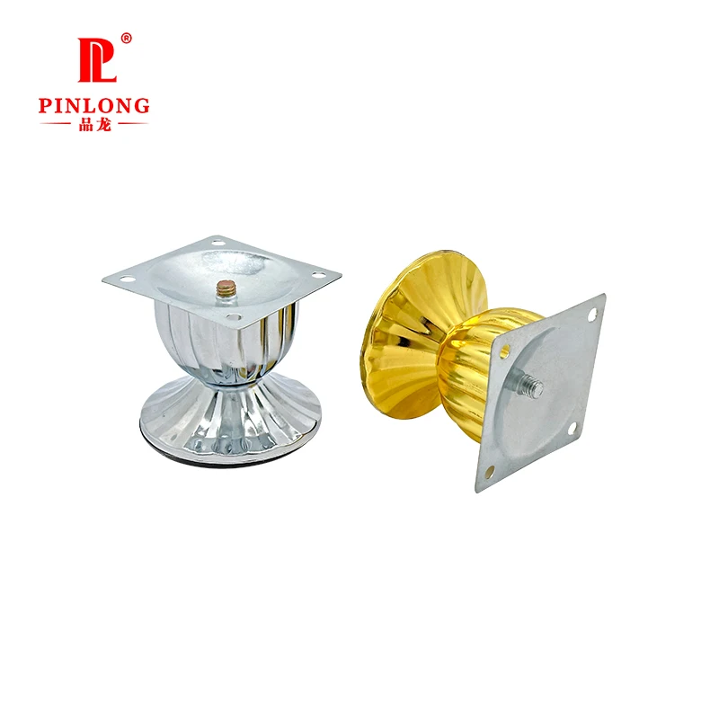 Customized Size Hot Sale Furniture Legs Wine Glass Cup Chrome Plated Iron Metal Sofa Leg Support Feet
