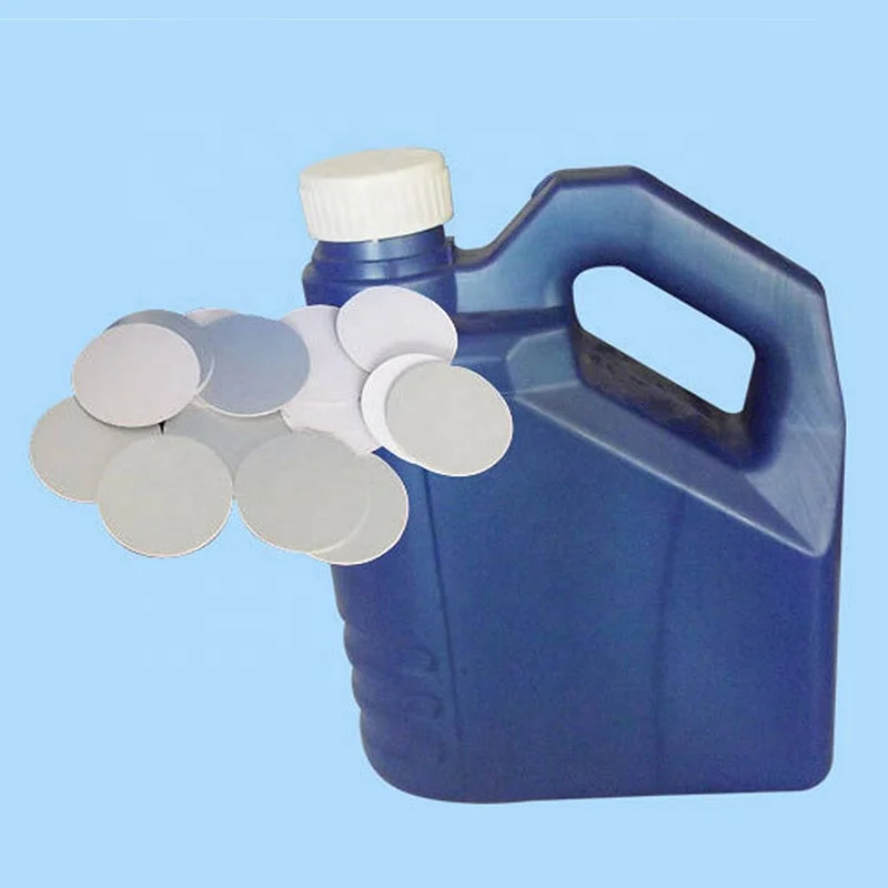 Self Adhesive Pressure Sensitive Seal Liner  cap Seals Lids Gasket Jars Plastic Seals