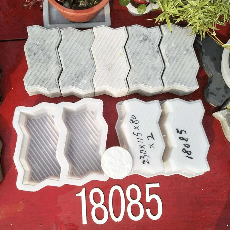 Waste Injection Molding Equipment Molds Paver Moulds Plastic For Paving Stones Interlocking B