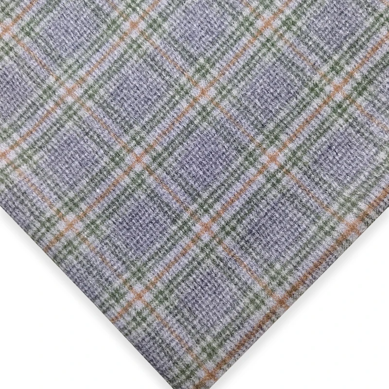 
New listing Yarn-dyed Fashion tweed woolen fabric checked style hot sale overcoat fabric 