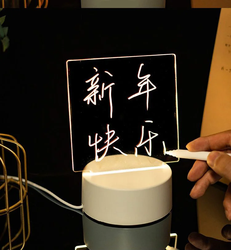 Unique products Trending Products 2023 New Arrivals Gifts Sets electronic gadgets Custom Design White Luminous Led Night Lamp