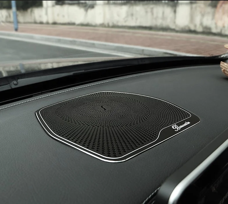 Custom Car Speaker Cover Etching Stainless Steel Speaker Grill Cover