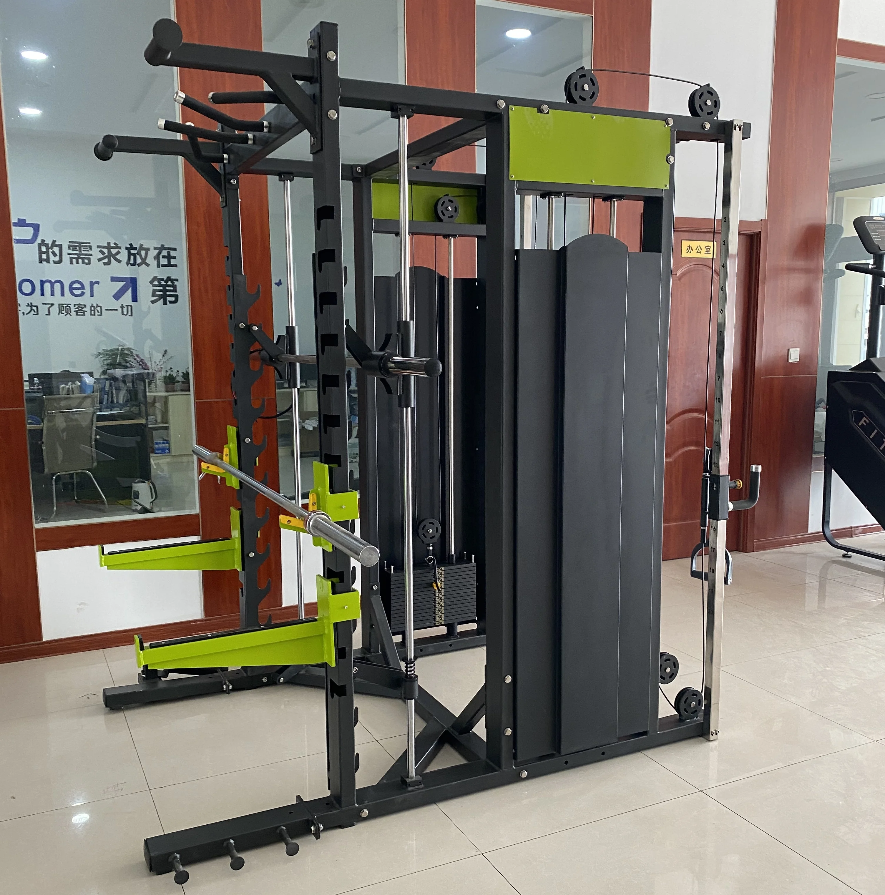 2021 New Type Multi-Functional Fitness Equipment Smith Machine Squat rack cable crossover