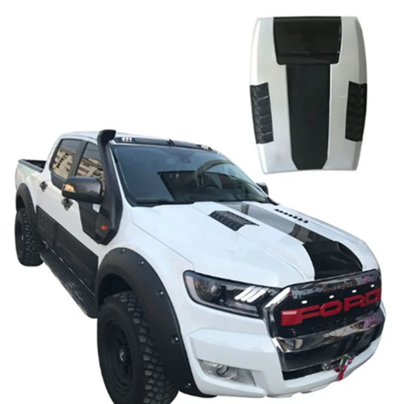 Белая и черная крышка капота YCSUNZ для Ranger T7 T8 Wildtrak ручной Everest 2016 2017 2018 2019 2020 4X4
