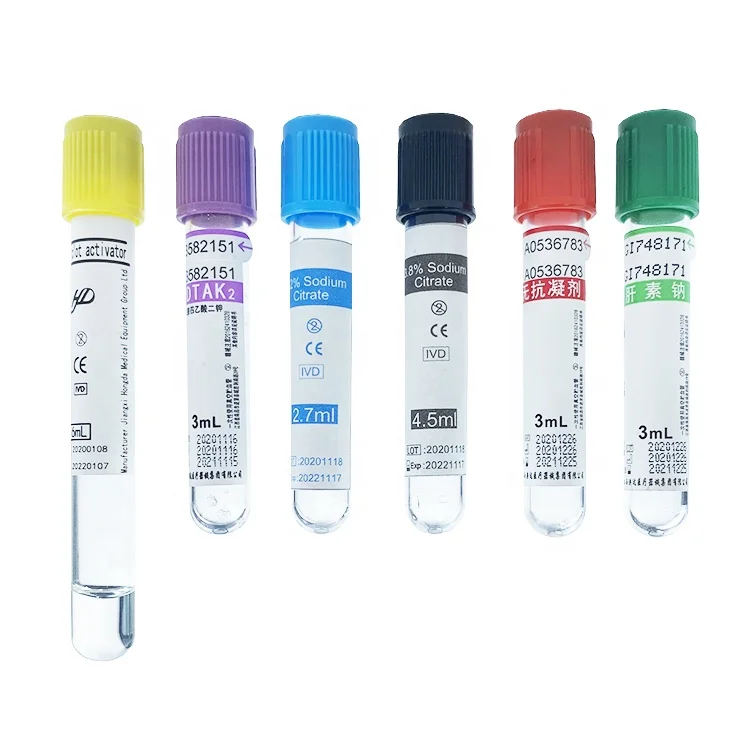 New Wholesale Hgh Quantity Disposable Medical Vacuum Blood Collection Tube