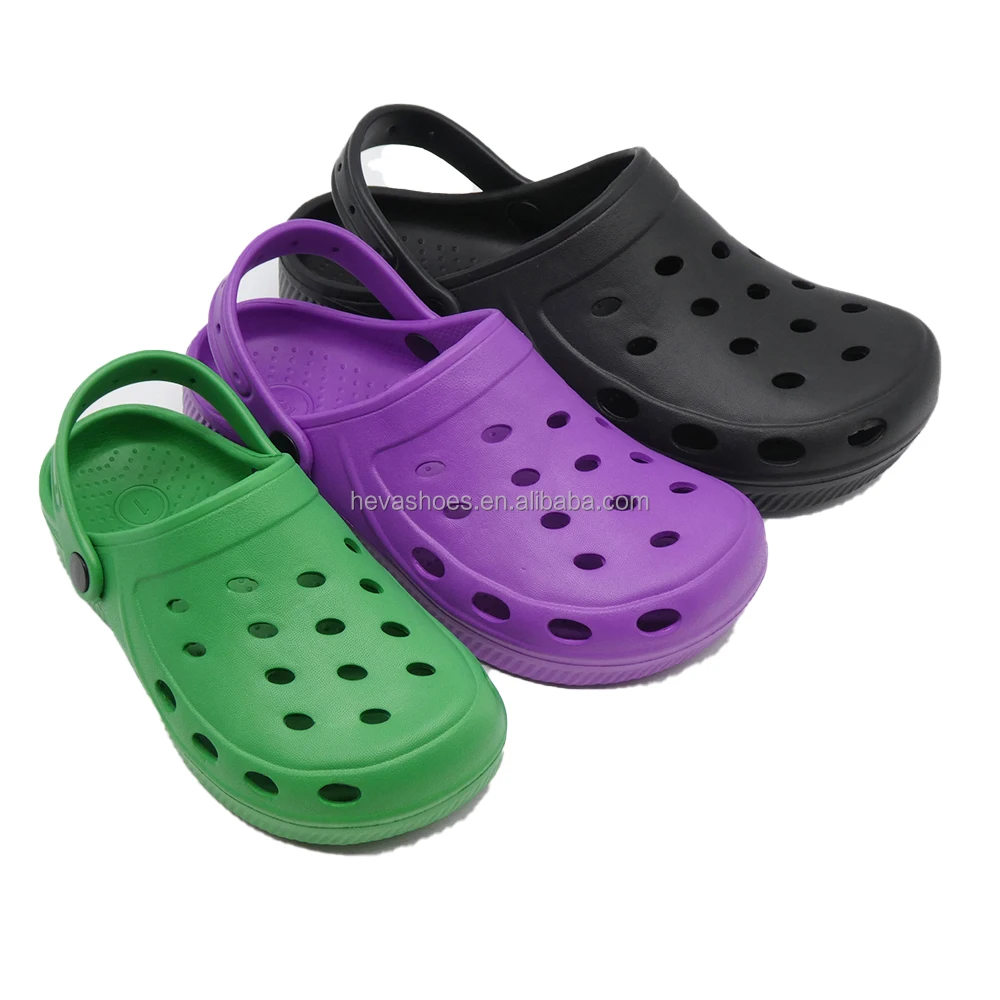 Summer Eva Clogs Anti-slippery Unisex-adult Classic Clog With Holes Clogs For Kids Beach Customized Slides