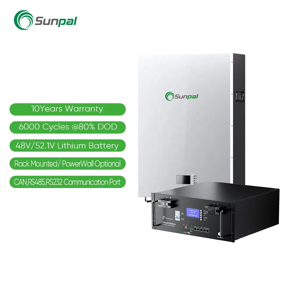Sunpal On Off Grid Hybrid Solar Power System 5.5kW Residential Lithium Battery Storage Solar System