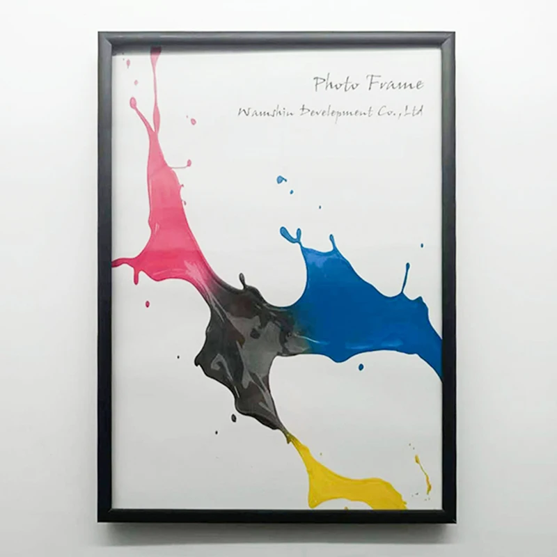 A4 wholesale Cheap Eco-friendly classical free standing and hanging cadre photo plastic pvc photo picture certificates frame