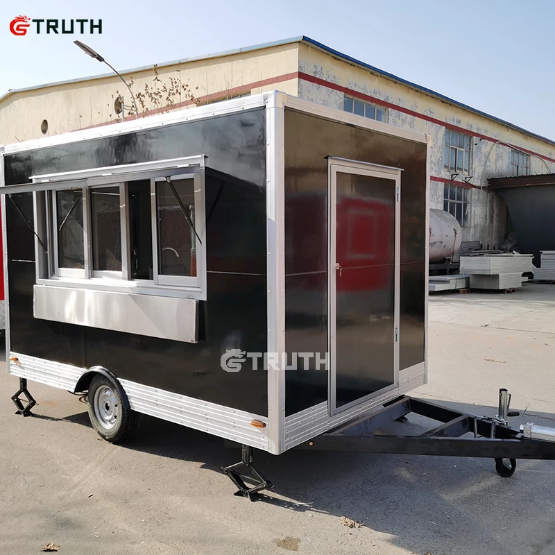 Fully Equipped Ice Cream Coffee Food Truck Dining Car For Sale In Canada Small Mobile Food  Trailer Cart