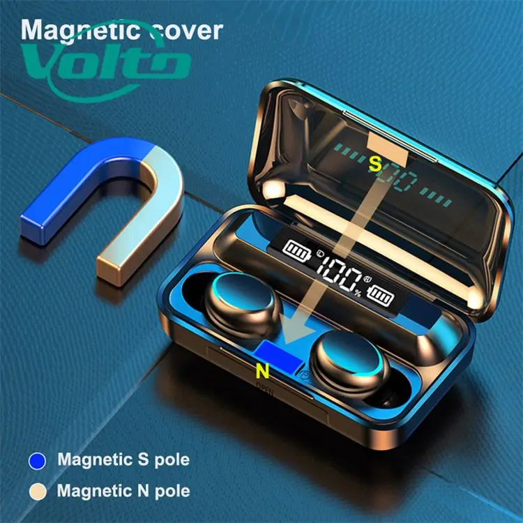 Aoolif F9 wireless portable waterproof comfortable music streaming stereo earphone BT earphone