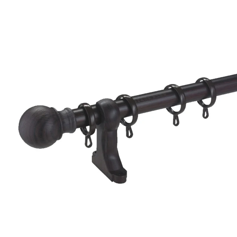 alloy curtain pole home decoration  China Manufactures Curtain Rod Price wood grain curtain rod