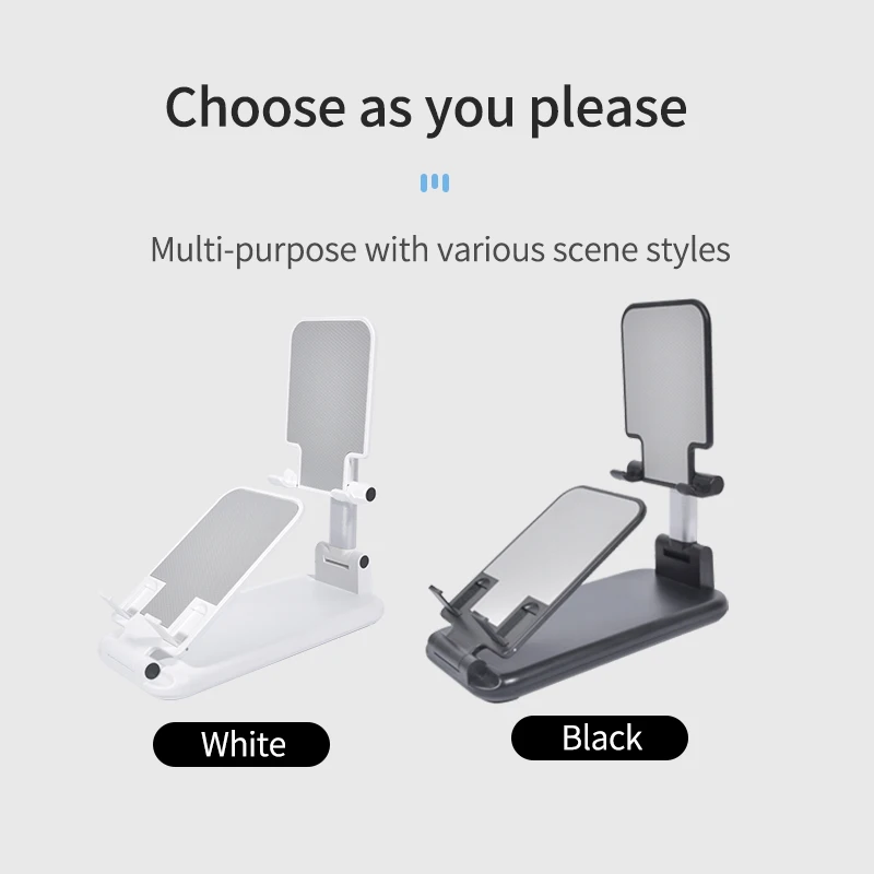 XSR multi-function phone Double bracket Telescopic folding portable tablet phone holder Mobile phone desktop support