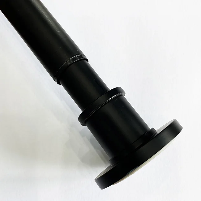 HB QITERI- Industrial Shower Curtain Rod - Never Rust Non-SlipStainless Steel, Brushed Nickel For bathroom